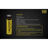 Аккумулятор NITECORE NL1826 18650 Li-ion 2600 мА·ч 9324